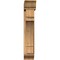 Ekena Millwork Merced Traditional Rough Sawn Bracket w/ Offset Brace, Western Red Cedar, 8"W x 32"D x 44"H BKT0806X32X44MRC01RWR - alternate 2